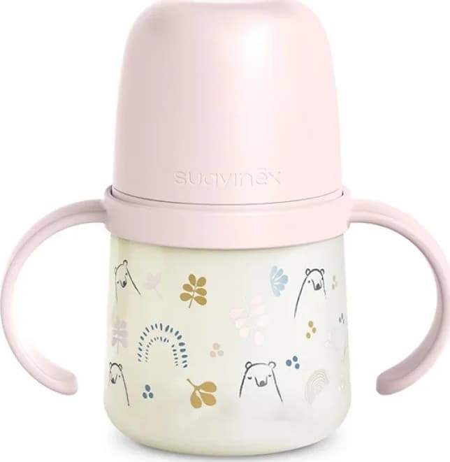 Biberon Tazza Suavinex My Family First - 150 ml - Vari Colori – Rosa