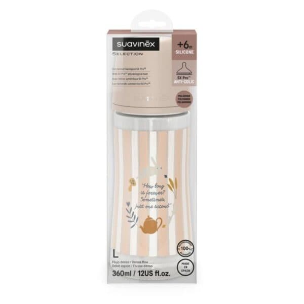 Biberon Suavinex Wonderland Pl. Sil. SX PRO 360 ml - Vari Colori – Rosa