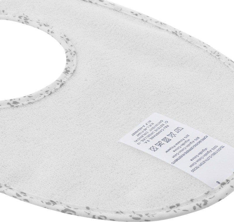 Bavetta Rotonda Cambrass Liberty Velcro - Vari Colori -16x19x1 CM – Grigio