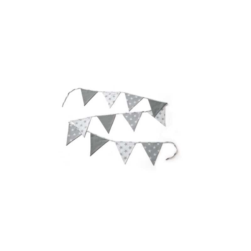 Bandierine Decorative Cuoricini Moovie – Grigio