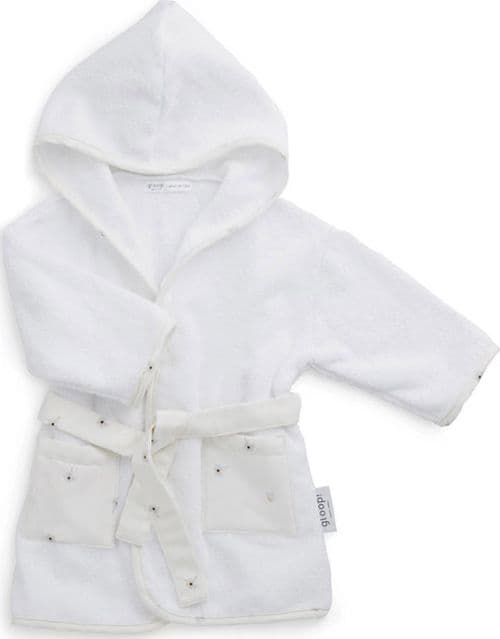 Accappatoio di cotone per bambini Gloop! – Wildflower, 12-24 mesi