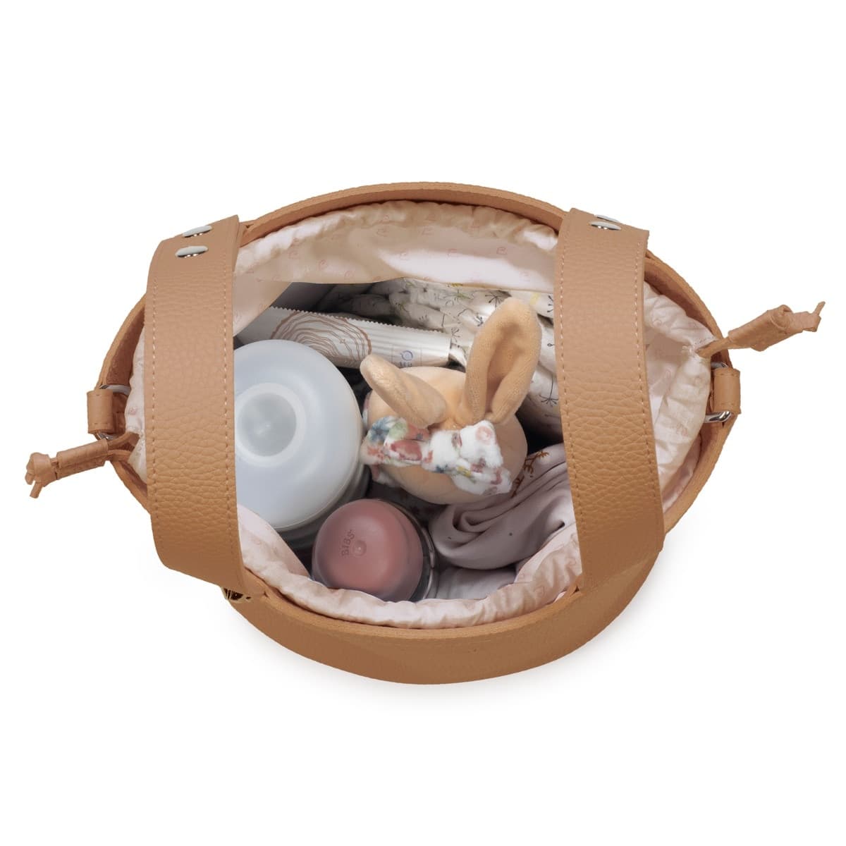 Borsa Bucket Icon Pasito a Pasito – Caramello