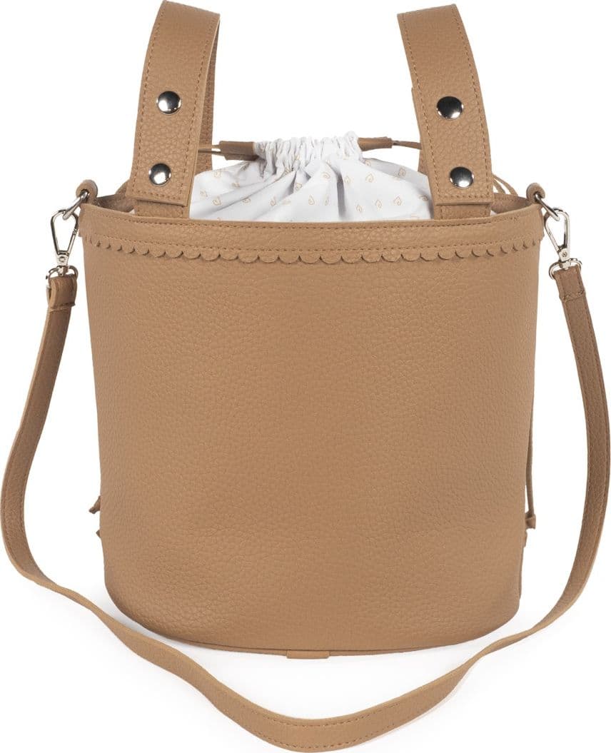 Borsa Bucket Icon Pasito a Pasito – Caramello