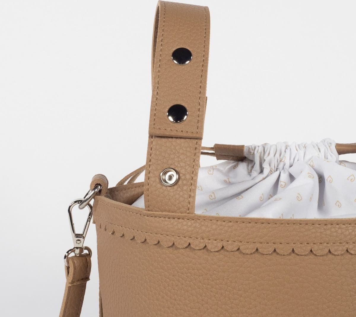 Borsa Bucket Icon Pasito a Pasito – Caramello