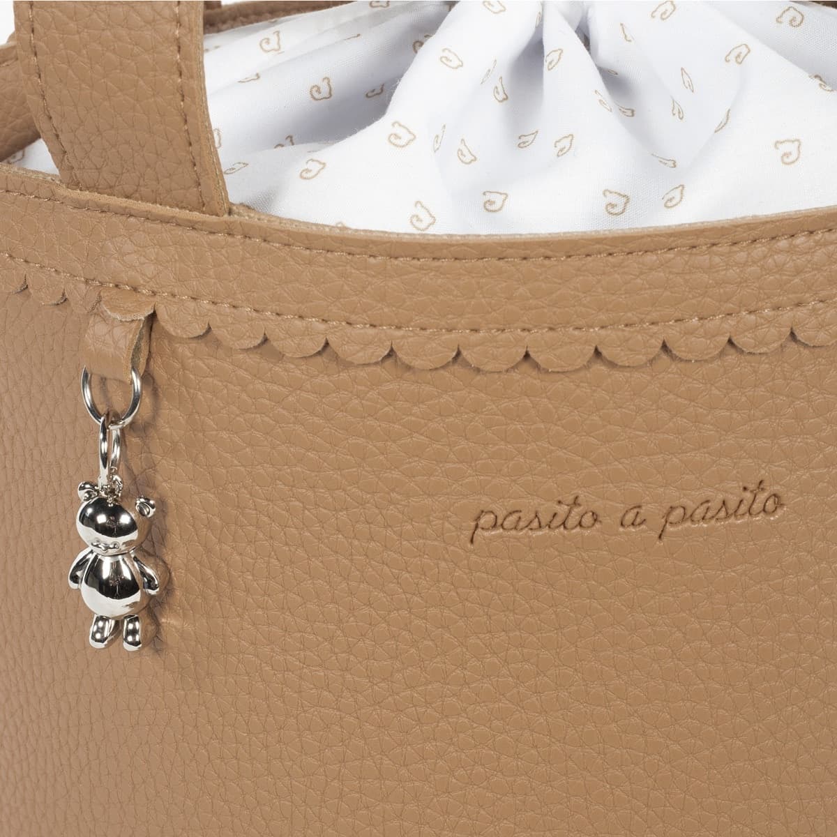Borsa Bucket Icon Pasito a Pasito – Caramello