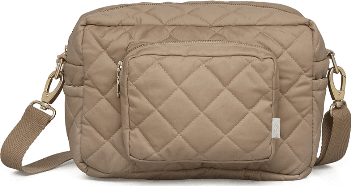 Borsa Fasciatoio Piccola Con Cinghie Per Carrozzina CamCam Copenhagen – Camel – Cam Cam Copenhagen