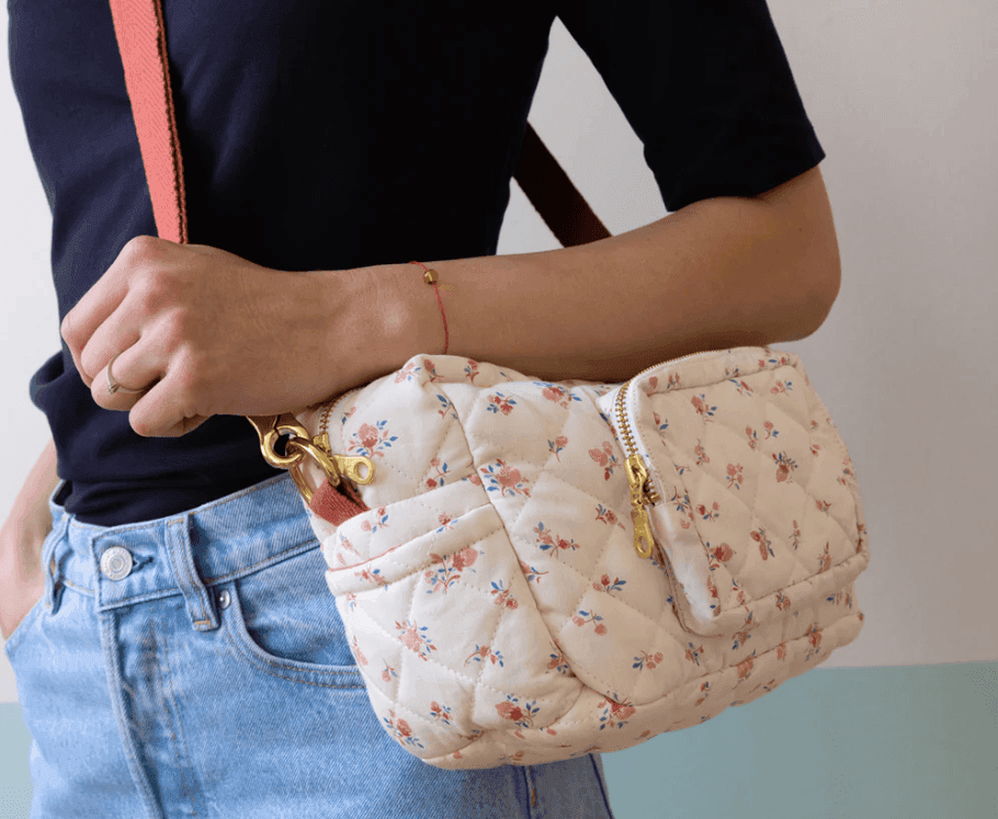 Borsa Fasciatoio Piccola Con Cinghie Per Carrozzina CamCam Copenhagen – White – Cam Cam Copenhagen