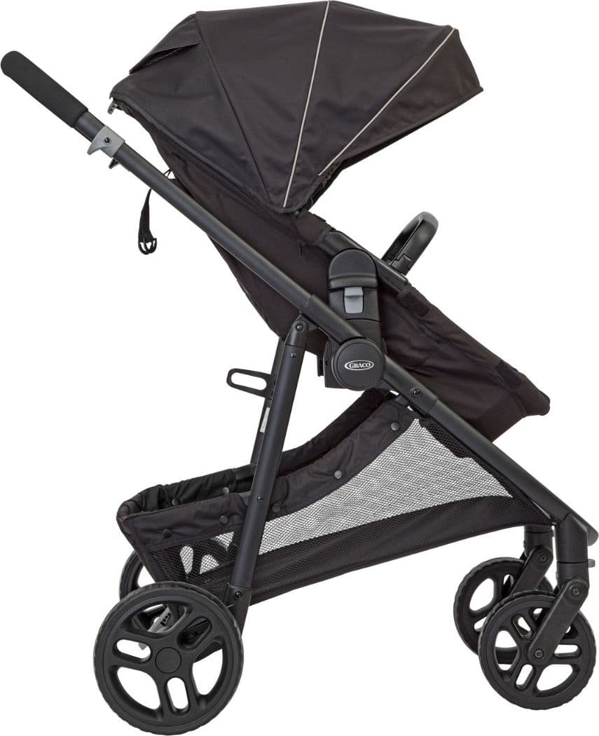 Carrozzina-Passeggino 2 in 1 Graco Transform – Nero