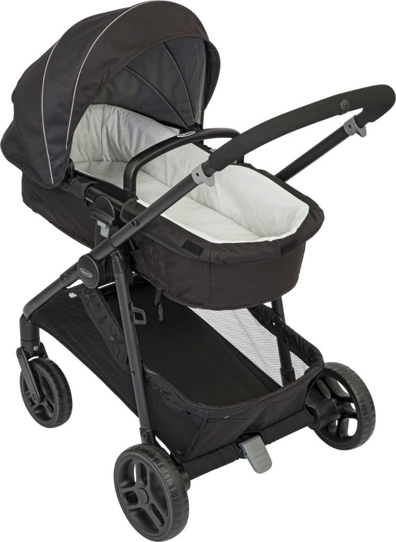Carrozzina-Passeggino 2 in 1 Graco Transform – Nero