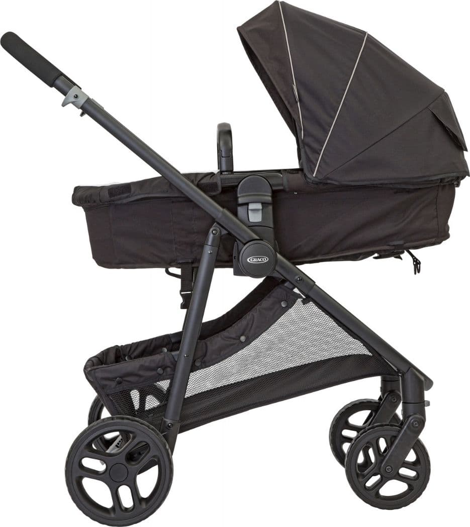 Carrozzina-Passeggino 2 in 1 Graco Transform – Nero