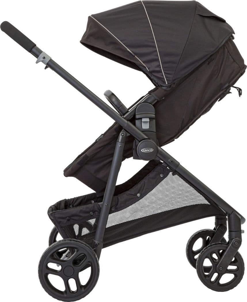 Carrozzina-Passeggino 2 in 1 Graco Transform – Nero