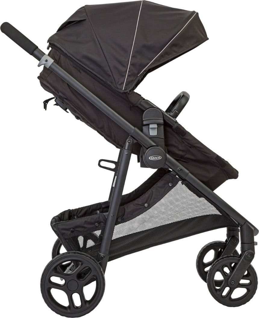 Carrozzina-Passeggino 2 in 1 Graco Transform – Nero