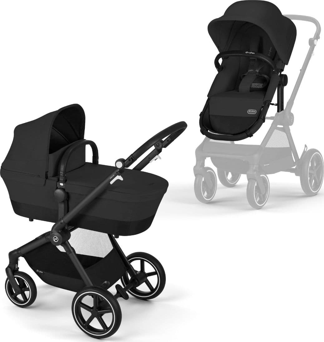 Duo Cybex Gold 2in1 Eos Lux Blk - Moon Black - 2