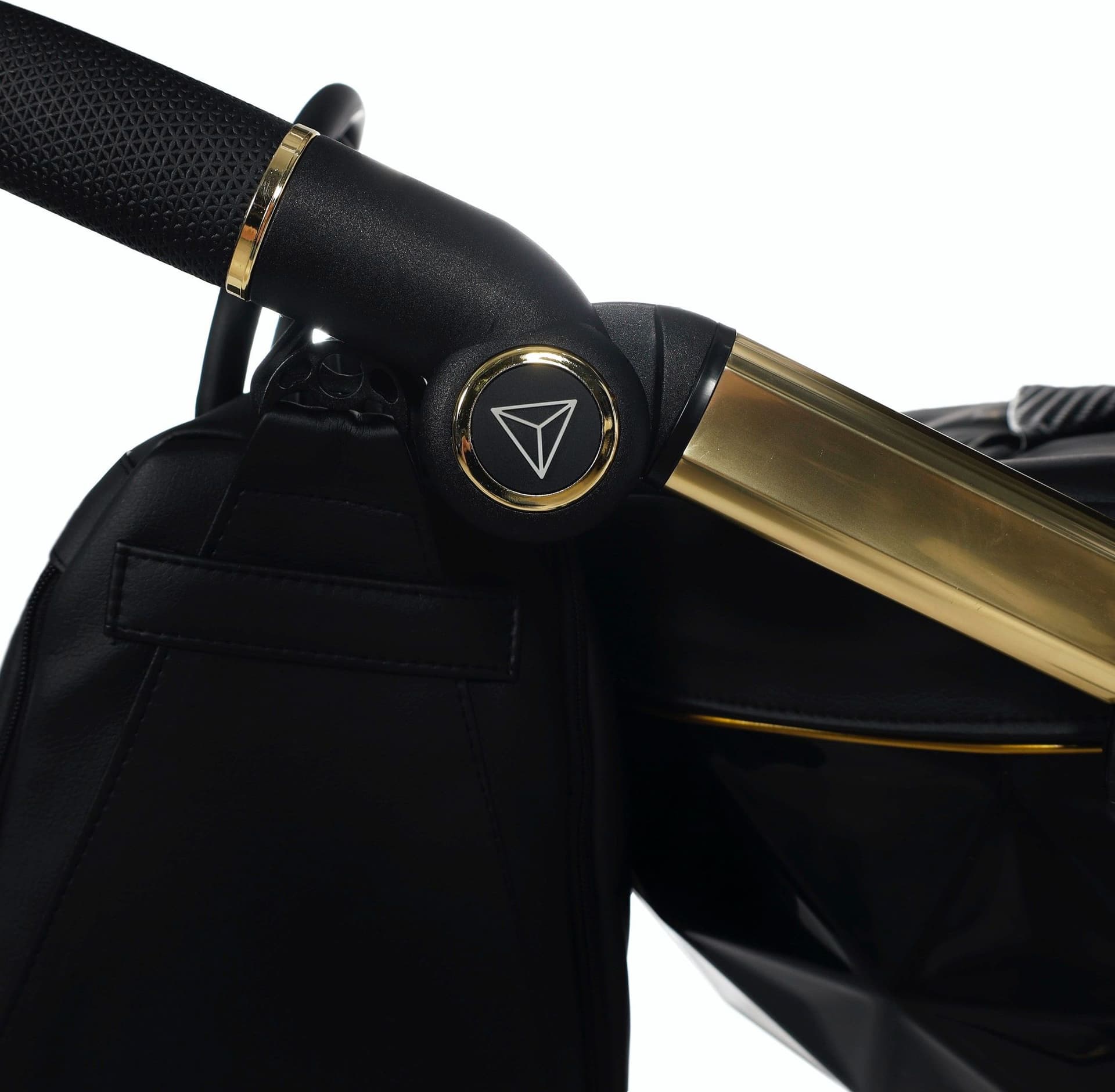 Diamond Fluo V2 2 in 1 Pelle Nero Navicella Nera Telaio Oro Giallo - 25