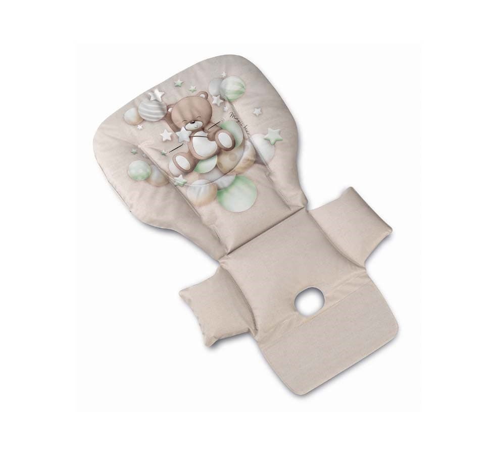 Imbottitura Cam Soffice per Seggiolone Campione – Beige Tortora