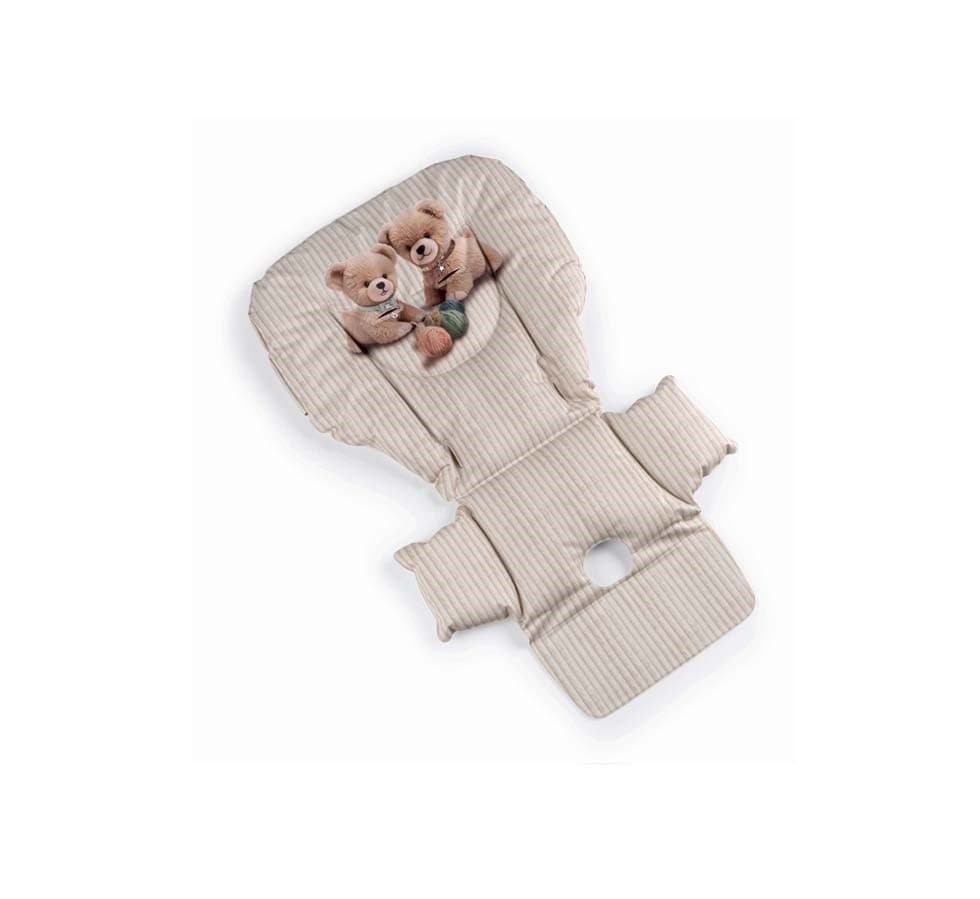 Imbottitura Cam Soffice per Seggiolone Campione – Beige Melange