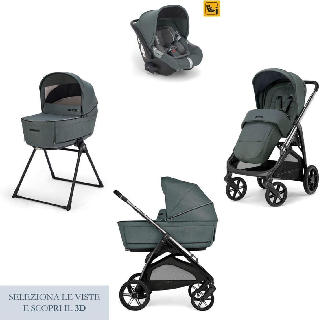 Kit System Quattro Inglesina Aptica Darwin con Borsa Omaggio - 6