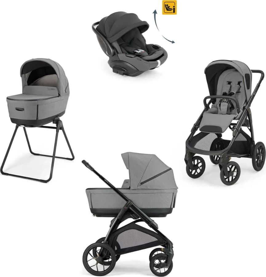 Kit System Quattro Inglesina Aptica XT Darwin Recline Infant – Canyon Grey