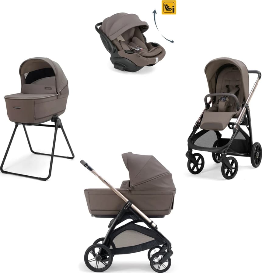 Kit System Quattro Inglesina Aptica Darwin Recline con Borsa Omaggio – Essence Mokka