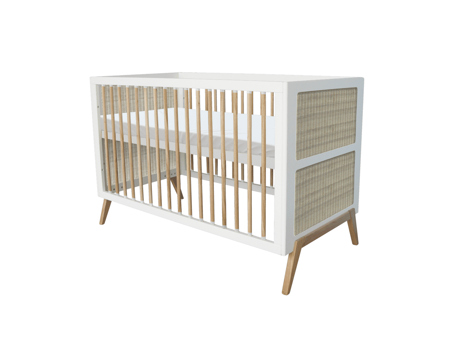 Lettino Theo Bebe Marelia 70x140 cm – Bianco – Théo