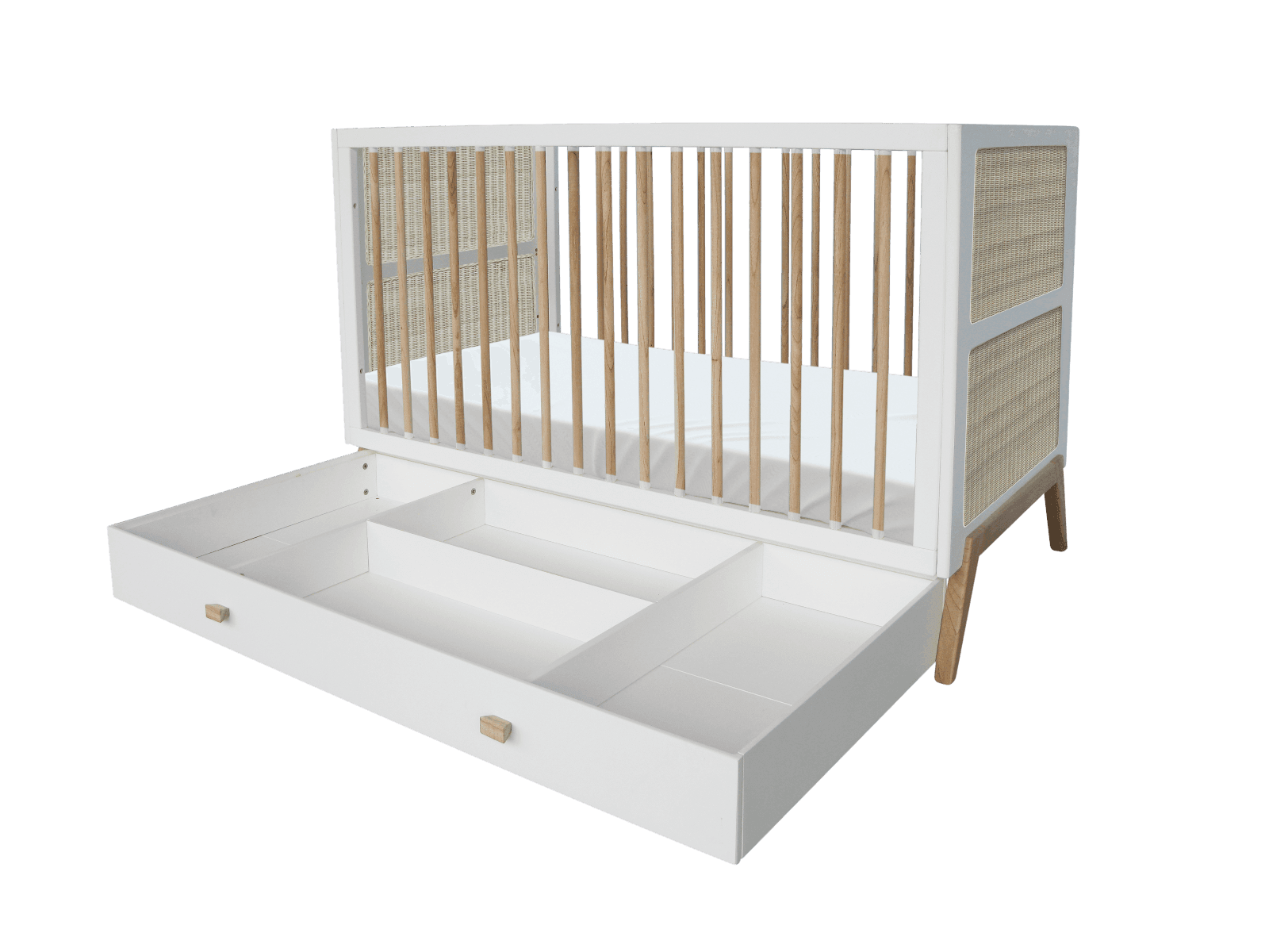 Lettino Theo Bebe Marelia 70x140 cm – Bianco – Théo