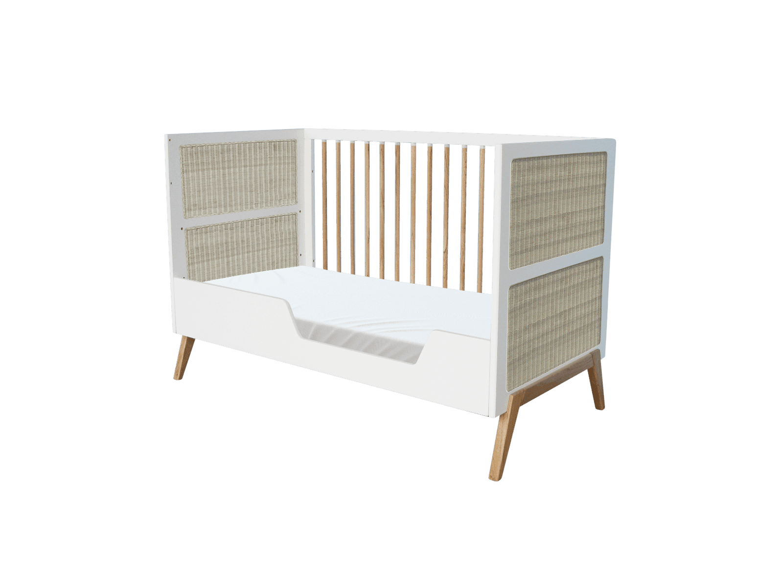 Lettino Theo Bebe Marelia 70x140 cm – Bianco – Théo