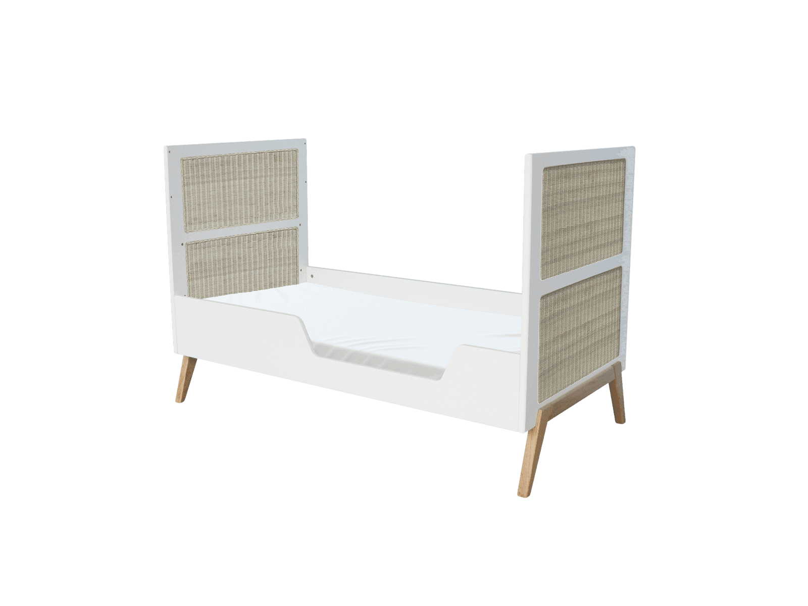 Lettino Theo Bebe Marelia 70x140 cm – Bianco – Théo