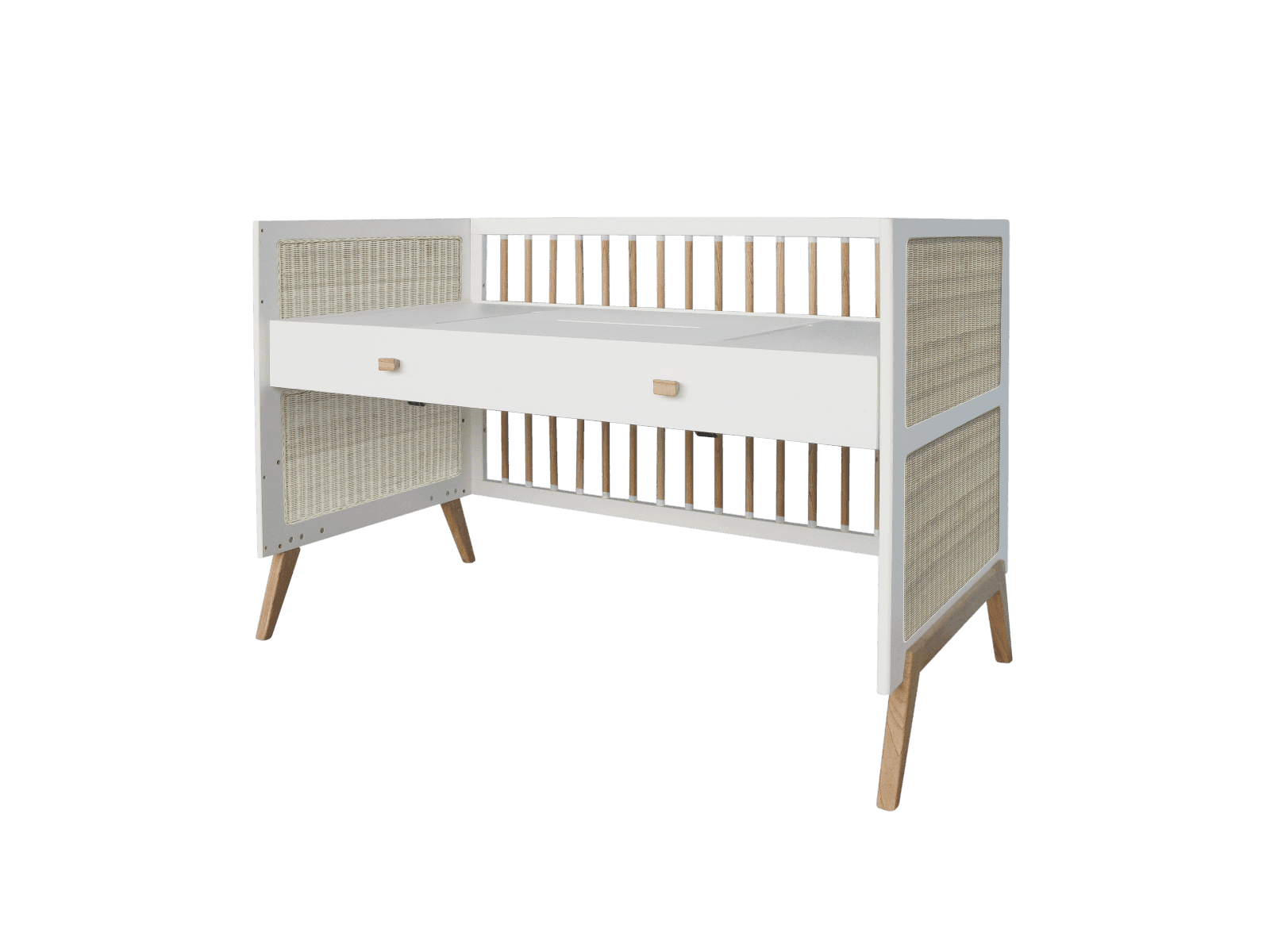 Lettino Theo Bebe Marelia 70x140 cm – Bianco – Théo