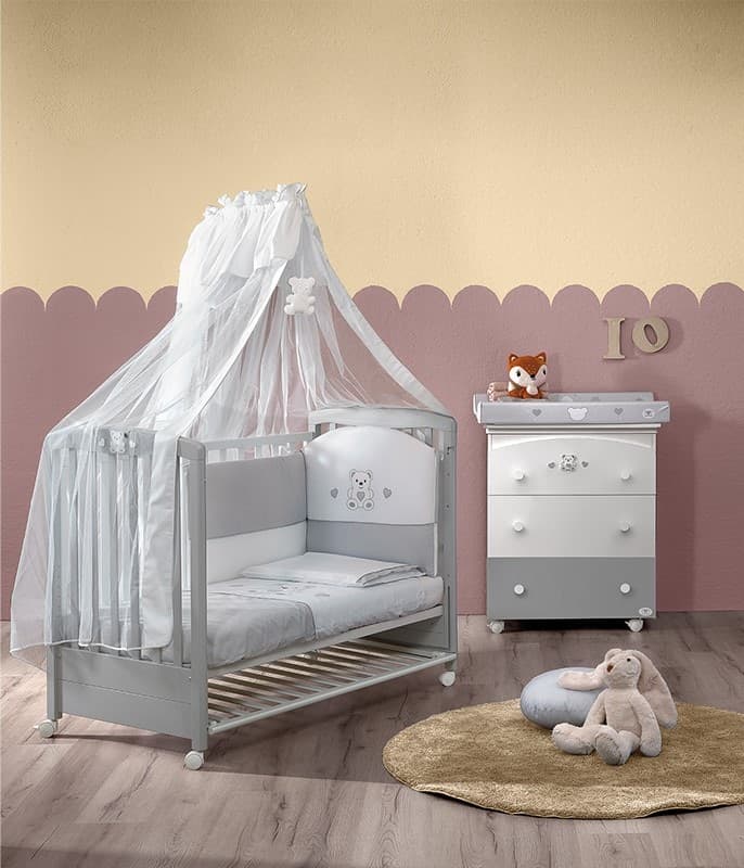 Letto Divanetto Cuoricini Olly – Grigio