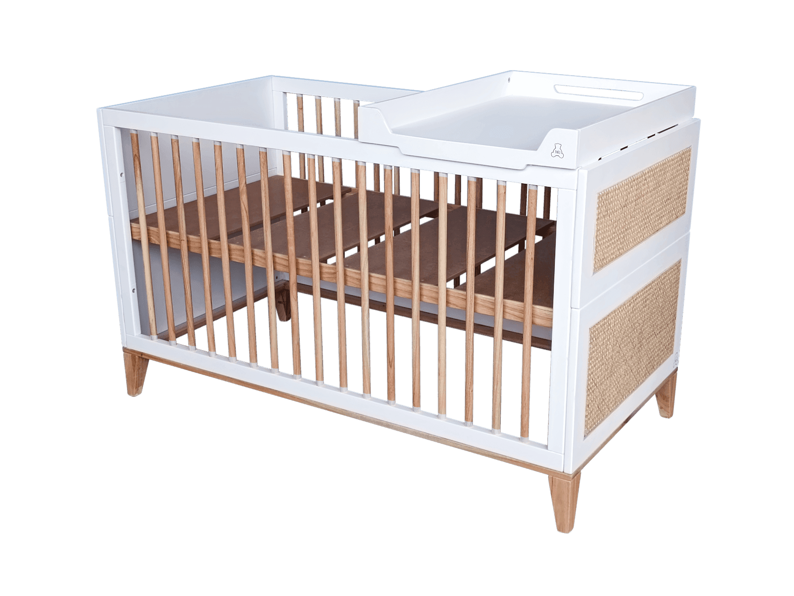 Lettino Theo Bebe Nami 70x140 cm – Bianco – Théo