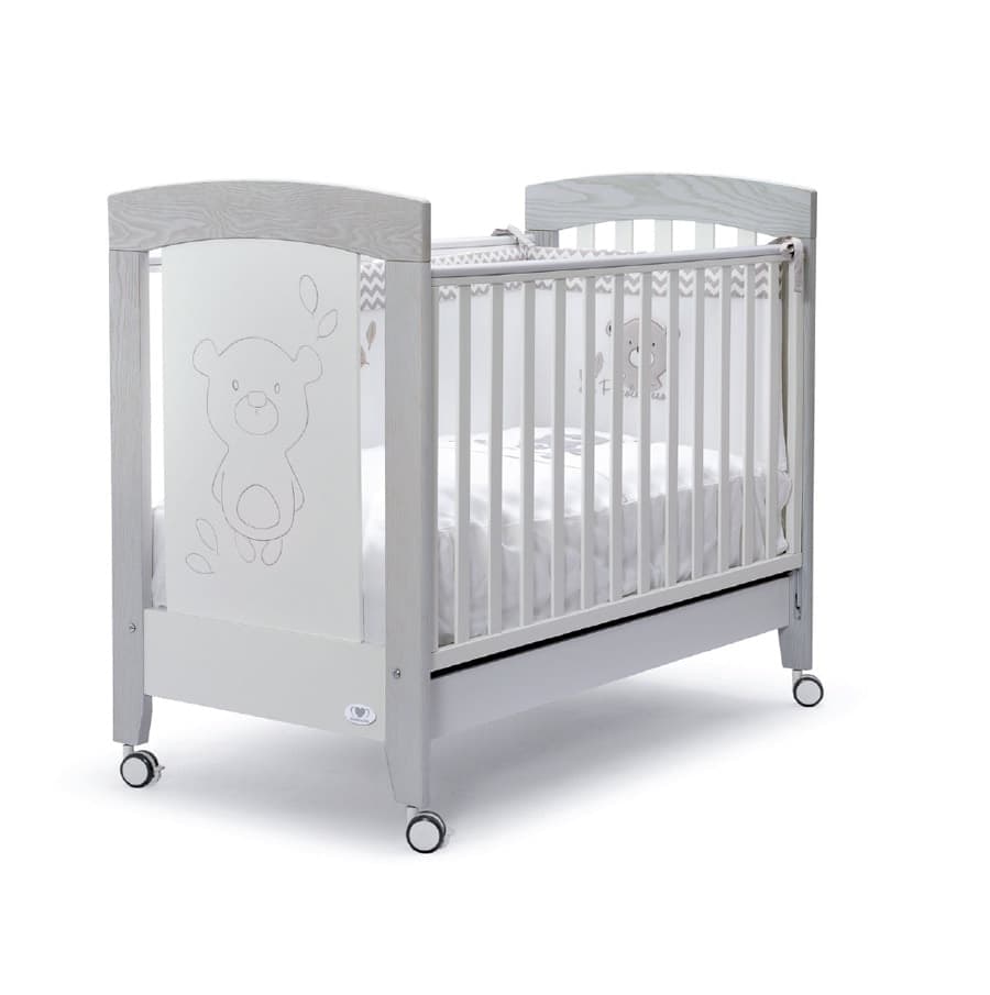 Letto Cuoricini Bubù – Sbiancato