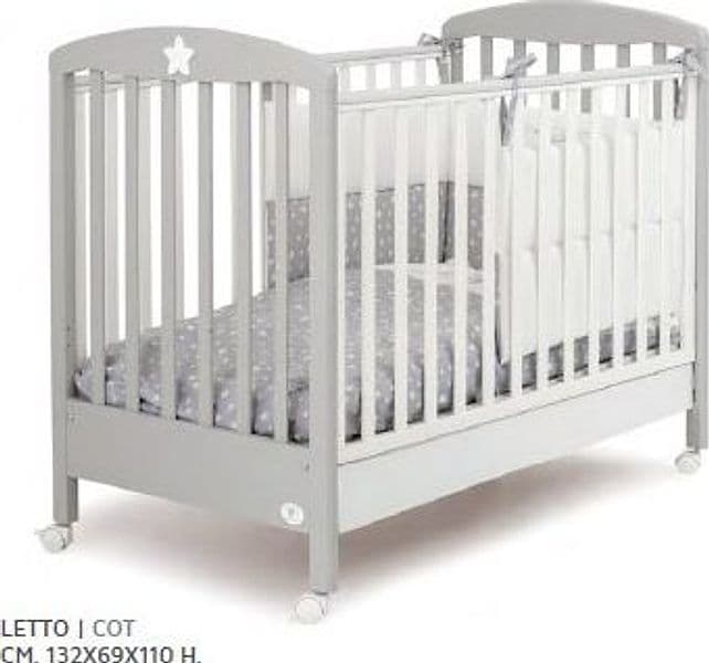 Letto Cuoricini Mio Colors – Grigio