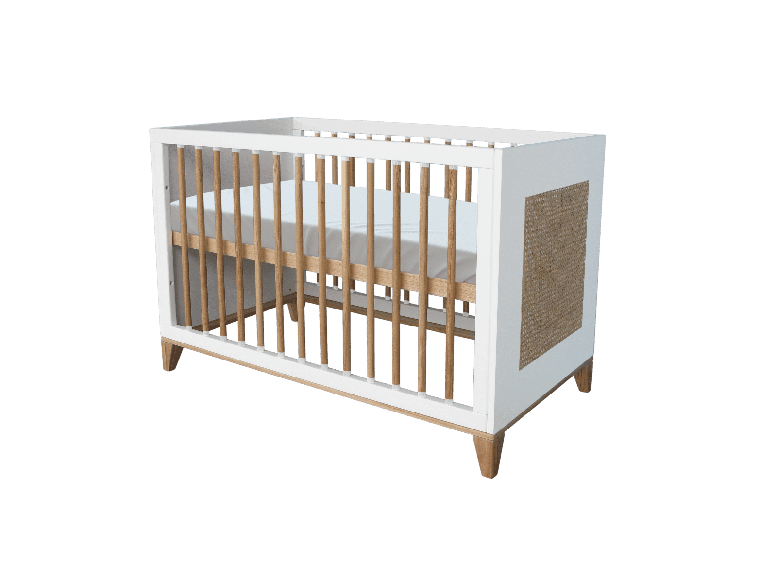 Lettino Theo Bebe Nami 60x120 cm – Bianco – Théo