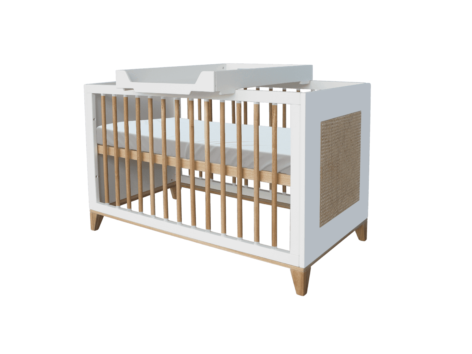 Lettino Theo Bebe Nami 60x120 cm – Bianco – Théo