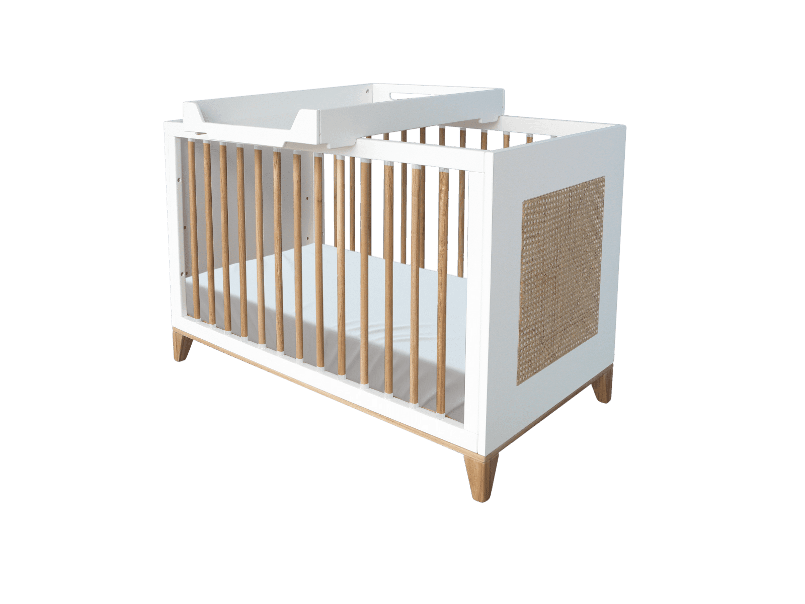 Lettino Theo Bebe Nami 60x120 cm – Bianco – Théo