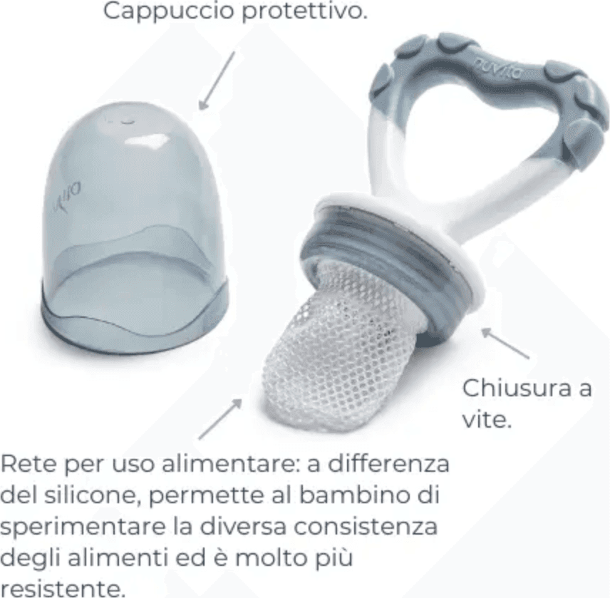 Mangia frutta e Massaggiagengive 2 in 1 Flavorillo Nuvita - 4