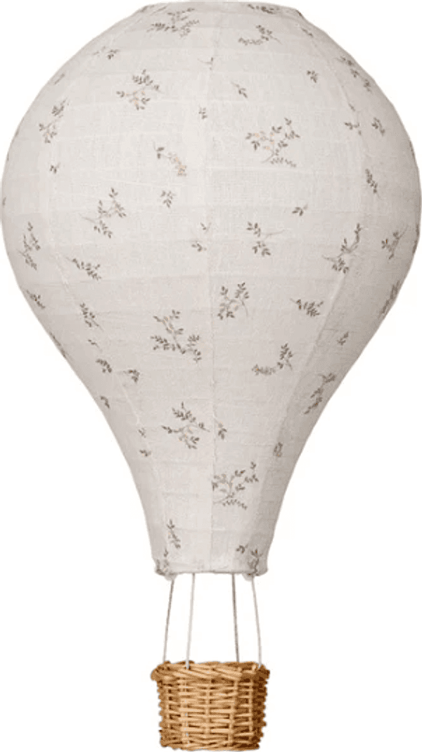 Paralume Mongolfiera CamCam Copenhagen – Grigio A Fiori – Cam Cam Copenhagen