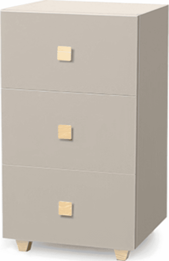 Modular System Cassetti Cuoricini – Tortora