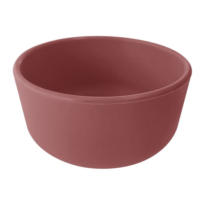 Piatto fondo in silicone Basics Bowl Minikoioi – Ciliegia