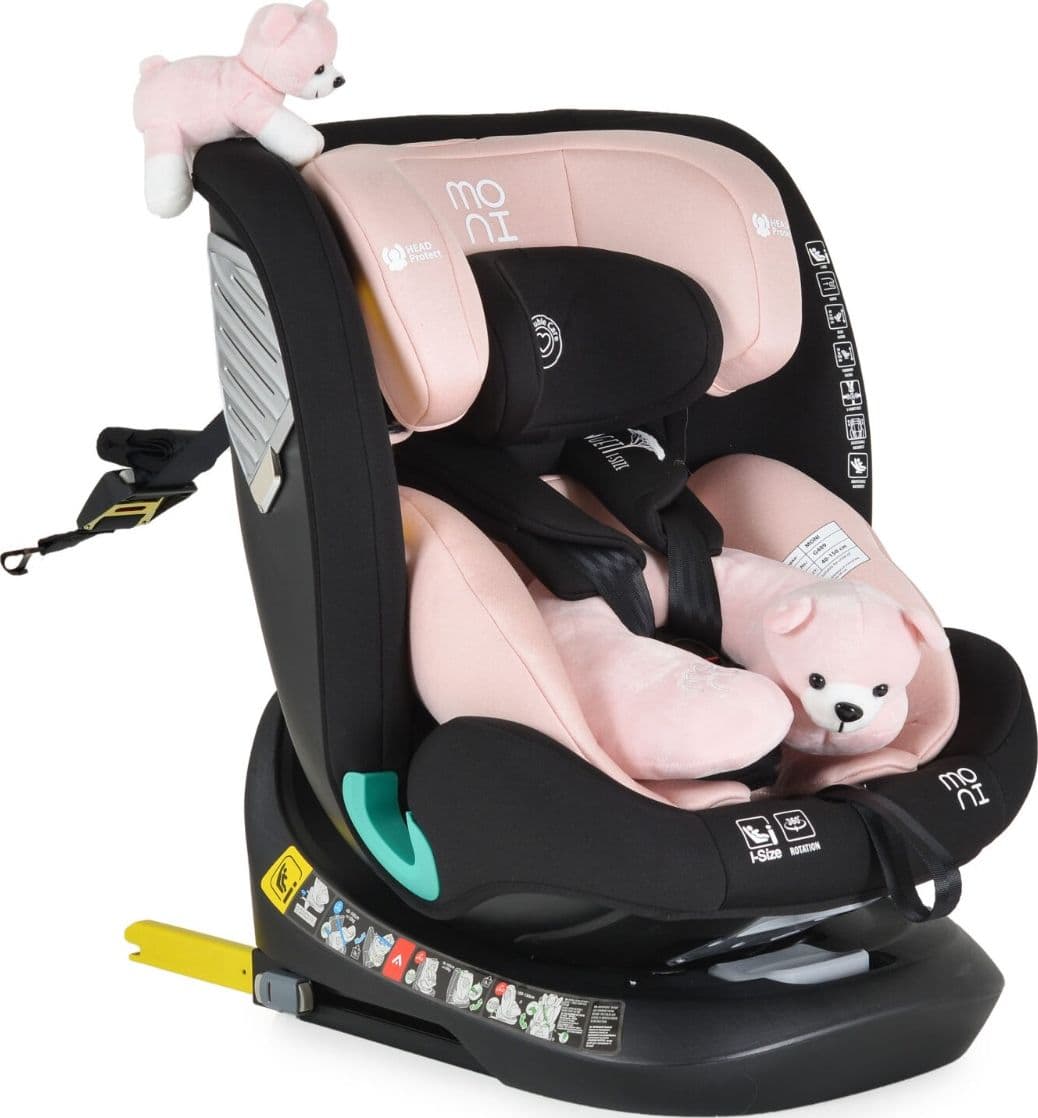 Seggiolino Auto Moni Trade Serengeti I-Size Gruppo 0-1-2-3 – Rosa