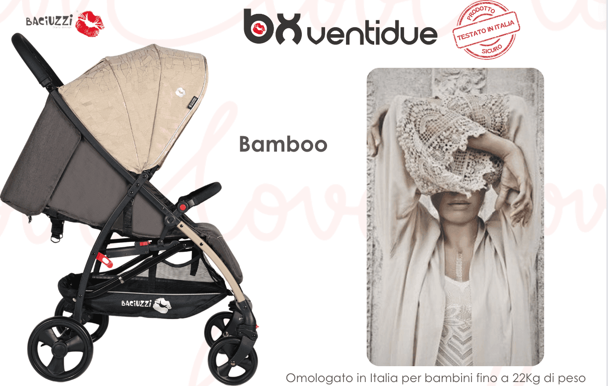 Passeggino Superleggero Baciuzzi BX 22 - Vari Colori – Bamboo