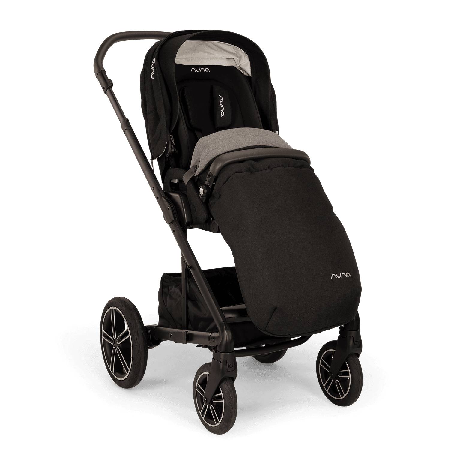 Passeggino Nuna Mixx Next Incluso Parapioggia+Adattatore+Coprigambe – Nero/Caviar