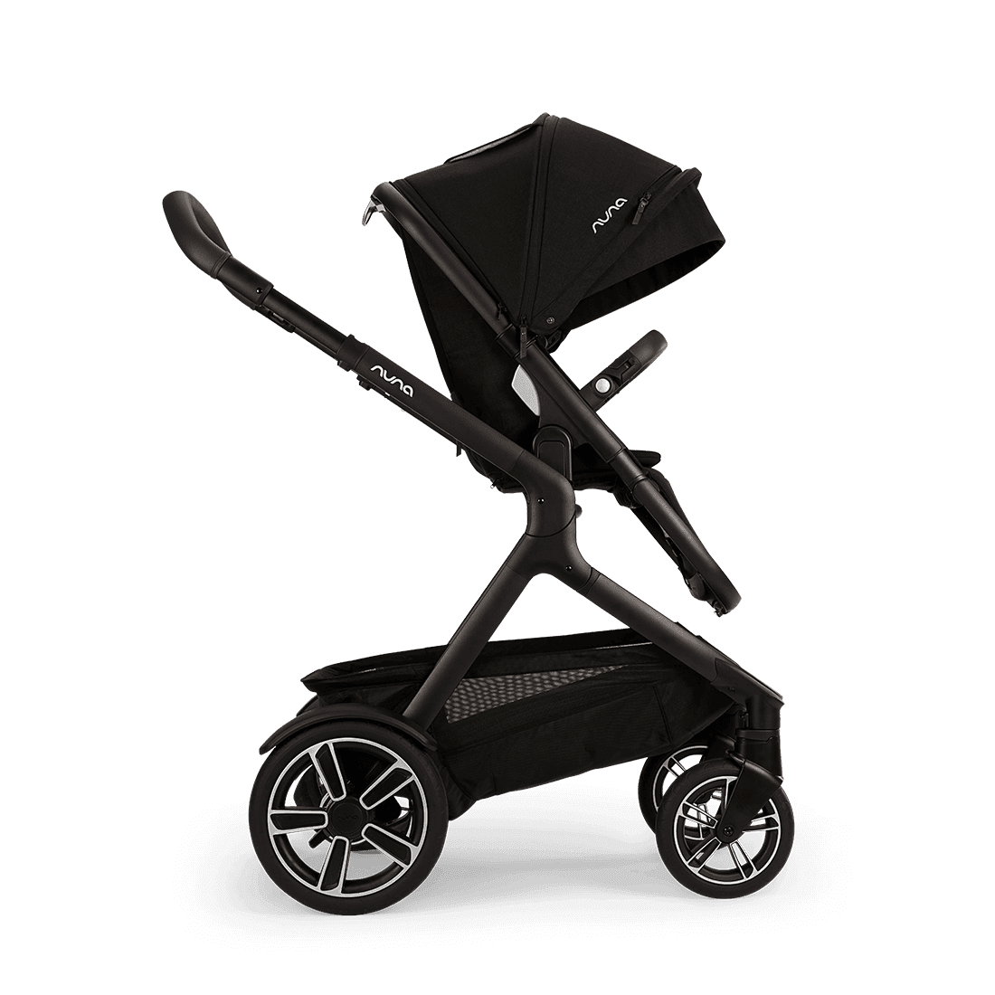 Passeggino Nuna Demi Next Parapioggia+Adattatore Incluso – Nero/Caviar
