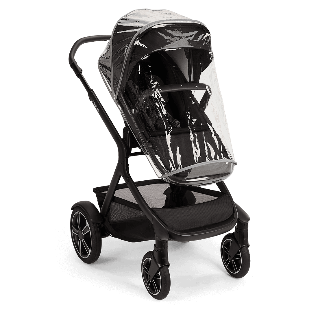 Passeggino Nuna Demi Next Parapioggia+Adattatore Incluso – Nero/Caviar