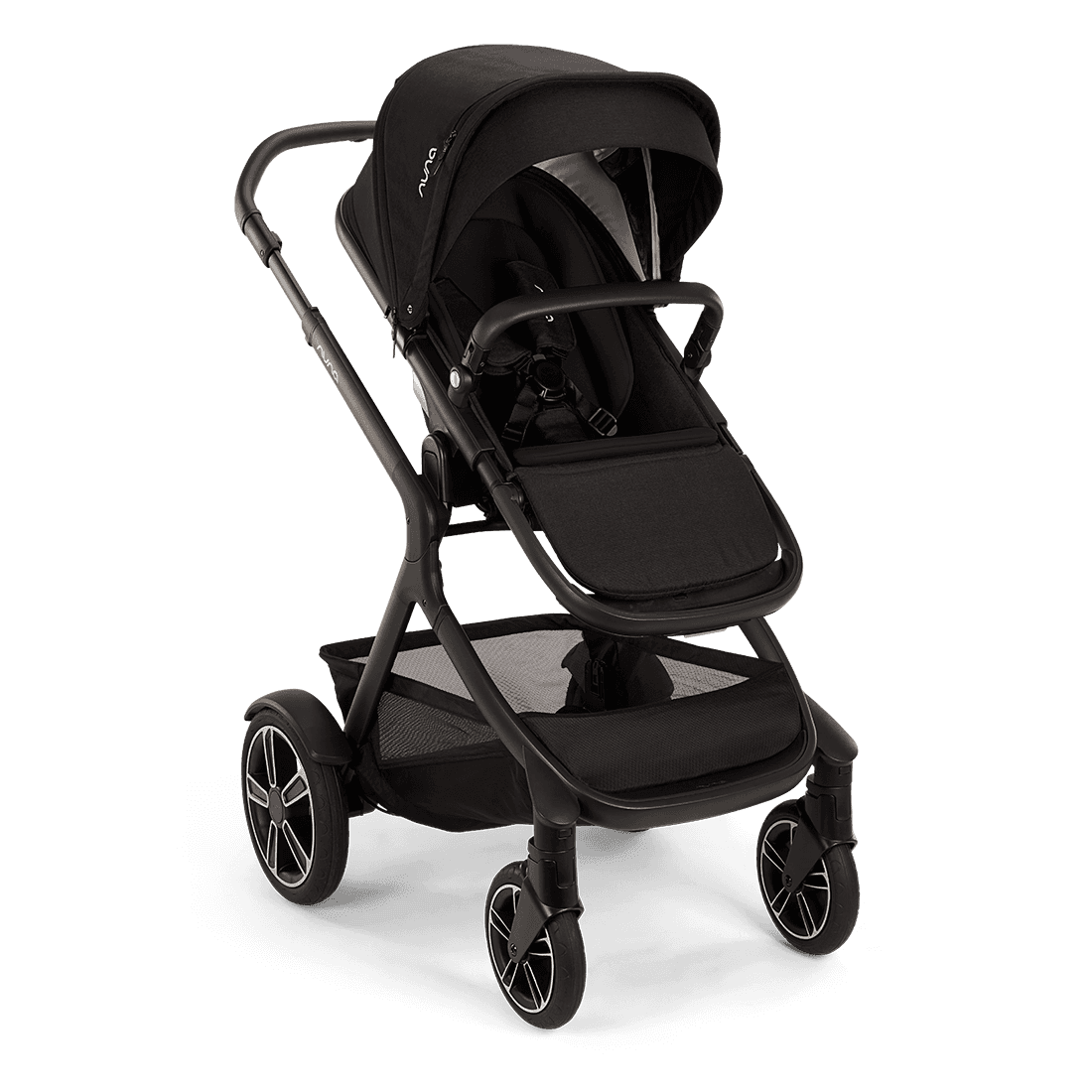 Passeggino Nuna Demi Next Parapioggia+Adattatore Incluso – Nero/Caviar