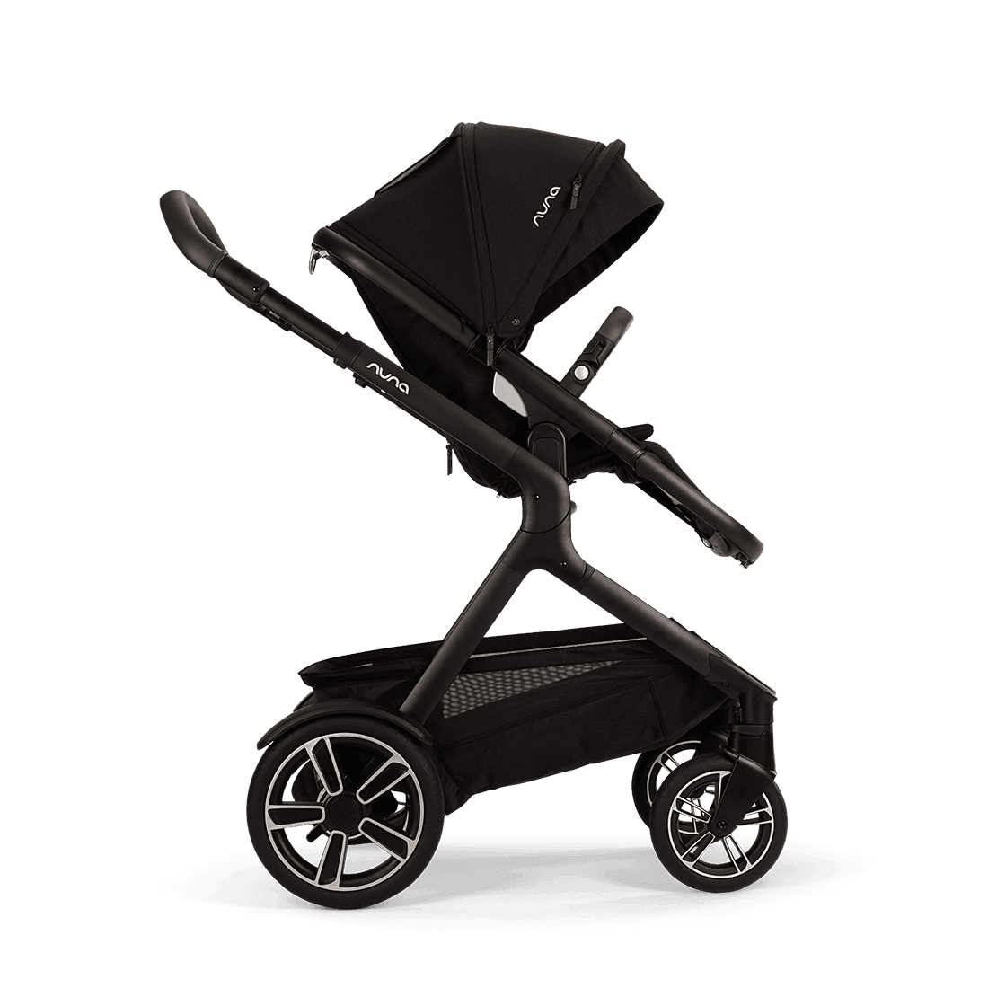 Passeggino Nuna Demi Next Parapioggia+Adattatore Incluso – Nero/Caviar