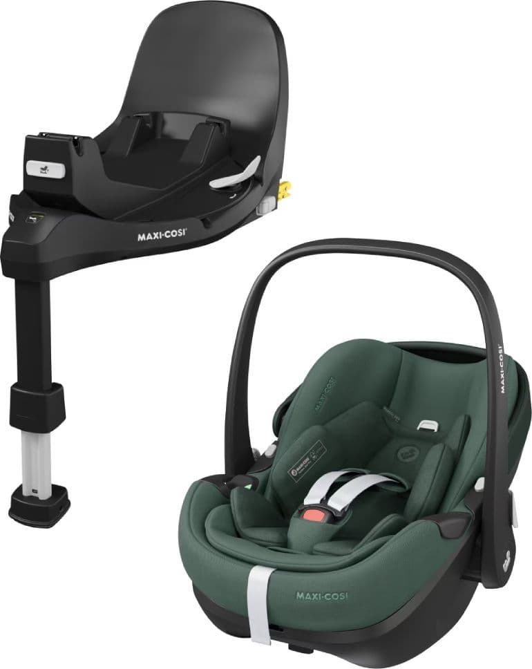 Kit Seggiolino Auto Maxi-Cosi Pebble 360 PRO + Base FF360 Pro – Essential Green
