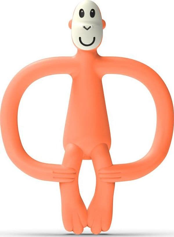 Gioco dentizione scimmietta senza coda Matchstick Monkey – Arancione