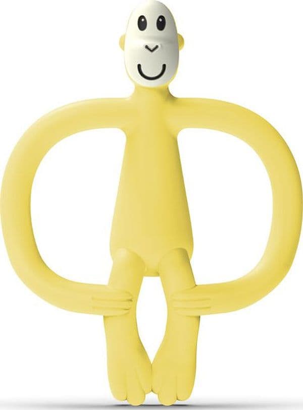 Gioco dentizione scimmietta senza coda Matchstick Monkey – Giallo