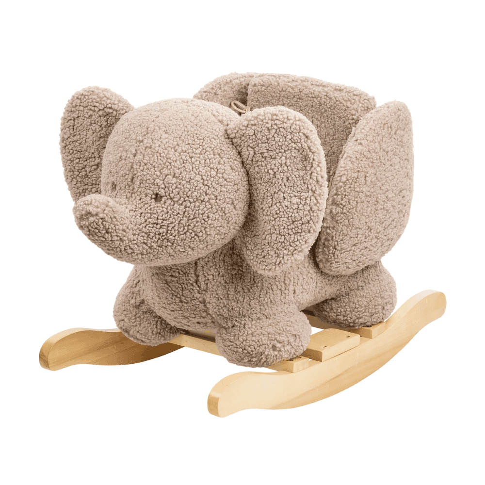 Dondolo Cavalcabile Nattou con Seduta - Vari Animali – Elefante Tortora